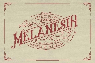 Melanesia and Free Illustration Font Download