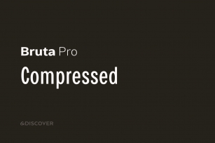 Bruta Pro Compressed Font Download