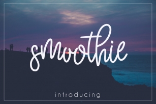 Smoothie Script Font Download