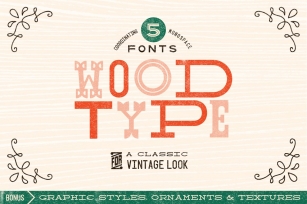 Wood Type Collection Font Download