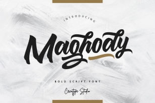 Maghody Script Font Download
