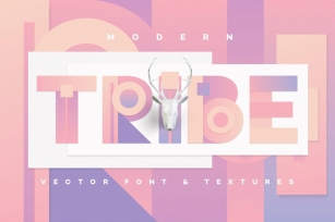 Modern Tribe vector font Font Download