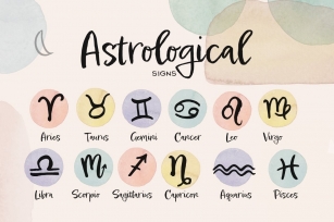 Astrological Symbols Font Download