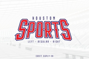 Houston Sports Family Font Download