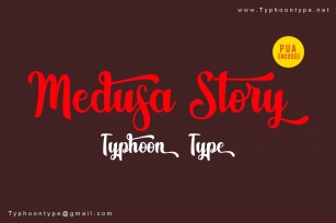 Medusa Story font Font Download