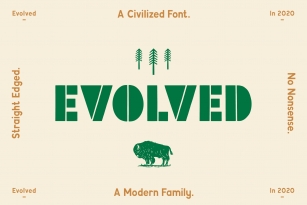 Evolved Family Font Download