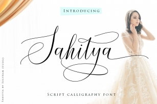 Sahitya script Font Download