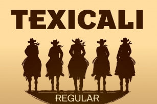 Texicali Regular Set Font Download