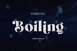 Boiling Variable fonts Font Download