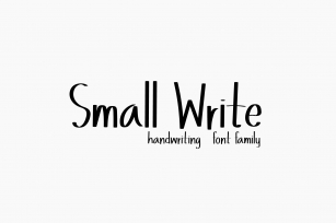 Small Write Font Download