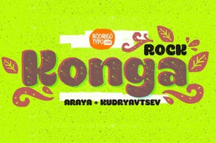 Konga Rock -50% Font Download