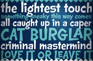 Cat Burglar PB Font Download
