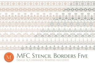 MFC Stencil Borders Five Font Download