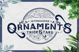 TrickStars + Extra Ornaments Font Download