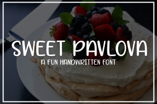 Sweet Pavlova Font Download