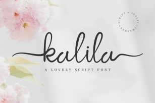 kalila script font Font Download