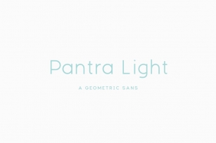 Pantra Light Font Download