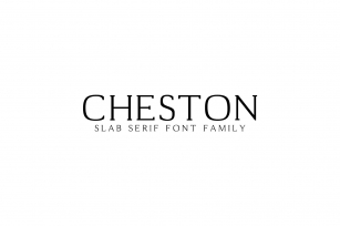 Cheston Slab Serif 5 Family Set Font Download