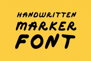 Handwritten Marker Font Download