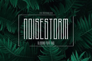 NoiseStorm Duo Font Download