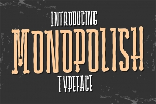 Monopolish Typeface Font Download