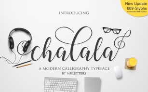 NEW Chalala Script Font Download