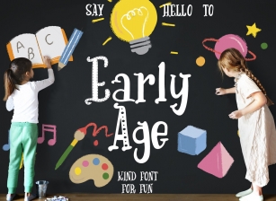Early Age-kind font Font Download