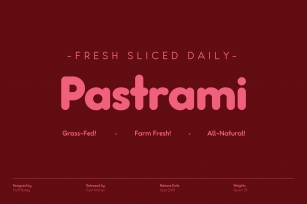 Pastrami Font Download