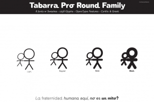 Tabarra Pro Round Family Font Download