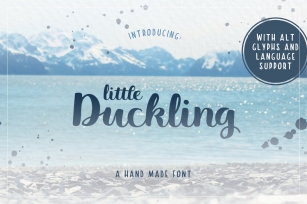 Little Duckling Hand Made Font Download