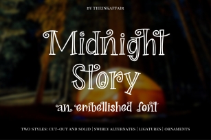 Sale! Midnight Story Family Font Download