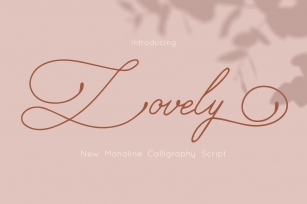 Lovely Monoline Script Font Download