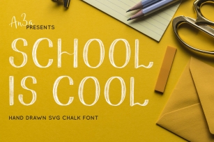 School SVG  solid vector font Font Download