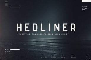 Hedliner Sans Mono Font Download