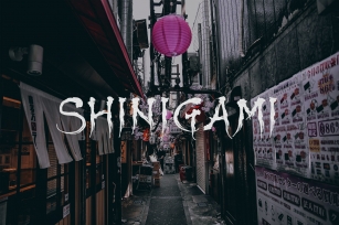Shinigami font Font Download