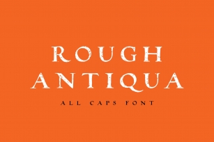 Distressed Serif Rough Antiqua Font Download