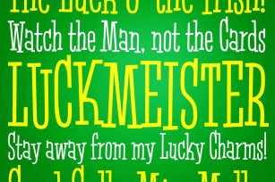 Luckmeister Font Download