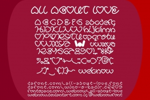 all about love Font Download
