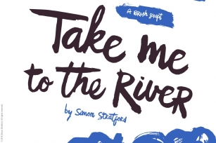 Take me to the river brush script Font Download
