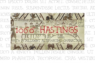 1066 Hastings OTF Font Download