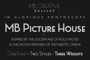 MB Picture House Font Download