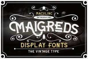 Maigreds Display Font Download