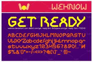 Get Ready Font Download