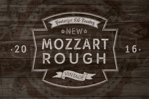 Mozzart Rough Font Download
