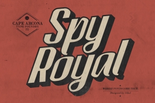 CA Spy Royal Font Download