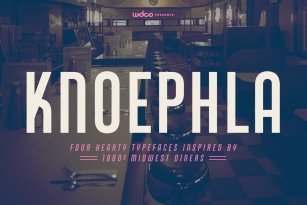 Knoephla Collection – 4 Styles Font Download