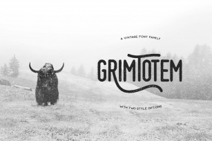 Grimtotem Typeface Font Download