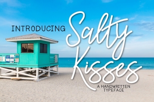 Salty Kisses A Handwritten Typeface Font Download