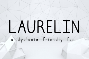 Laurelin, a dyslexia friendly font Font Download