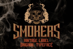 Smokers typeface Font Download